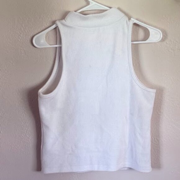 A New Day Sleeveless Halter Crop Tank - Picture 2 of 4